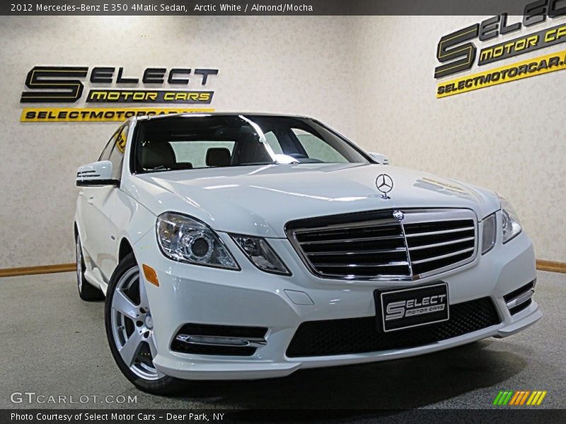 Arctic White / Almond/Mocha 2012 Mercedes-Benz E 350 4Matic Sedan