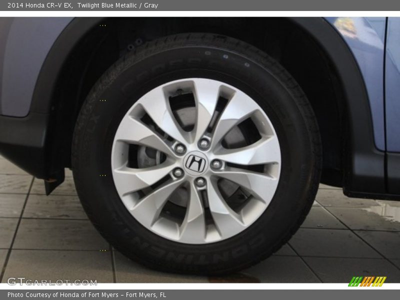 Twilight Blue Metallic / Gray 2014 Honda CR-V EX