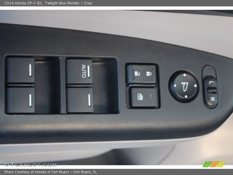 Twilight Blue Metallic / Gray 2014 Honda CR-V EX