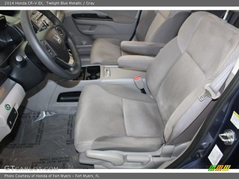 Twilight Blue Metallic / Gray 2014 Honda CR-V EX