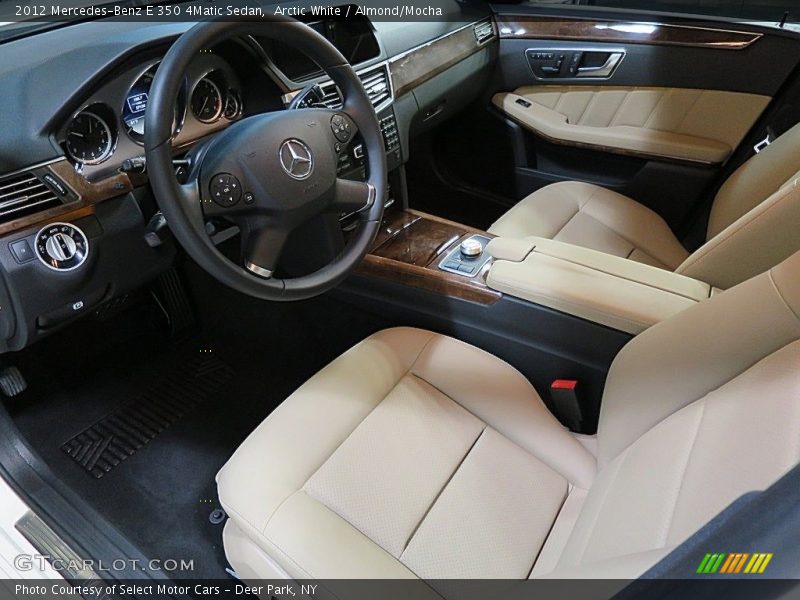 Arctic White / Almond/Mocha 2012 Mercedes-Benz E 350 4Matic Sedan