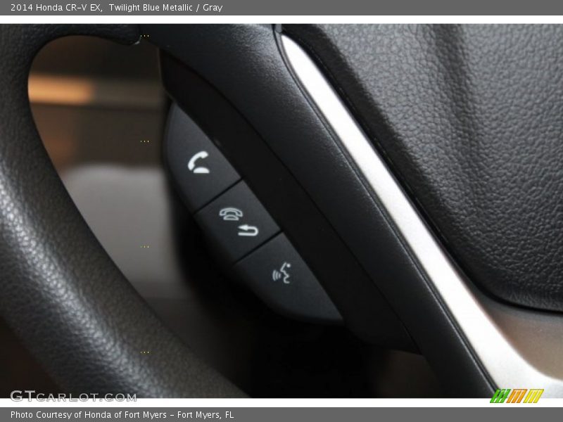 Twilight Blue Metallic / Gray 2014 Honda CR-V EX