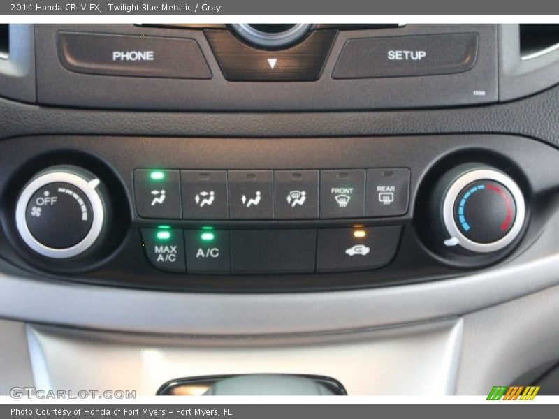 Twilight Blue Metallic / Gray 2014 Honda CR-V EX