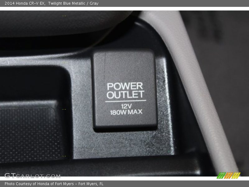 Twilight Blue Metallic / Gray 2014 Honda CR-V EX