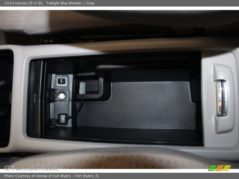 Twilight Blue Metallic / Gray 2014 Honda CR-V EX