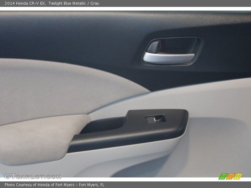 Twilight Blue Metallic / Gray 2014 Honda CR-V EX