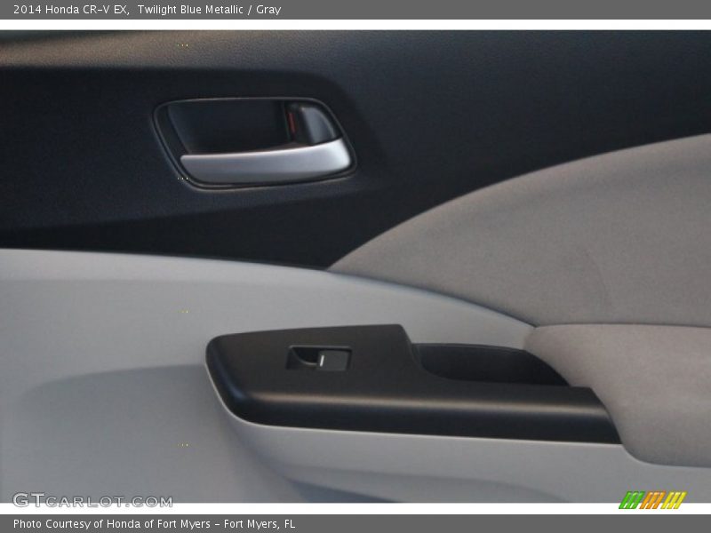 Twilight Blue Metallic / Gray 2014 Honda CR-V EX