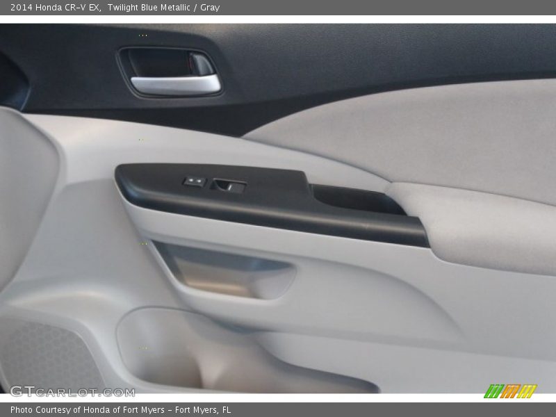 Twilight Blue Metallic / Gray 2014 Honda CR-V EX