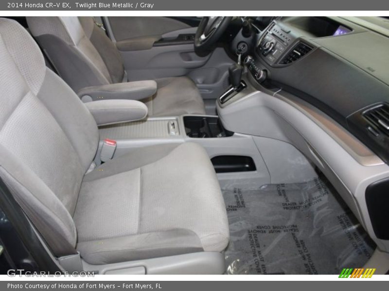 Twilight Blue Metallic / Gray 2014 Honda CR-V EX