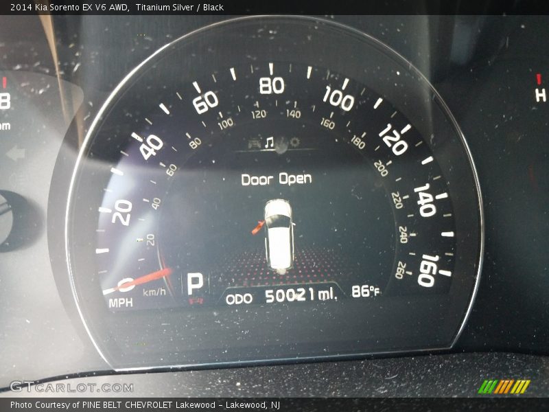 Titanium Silver / Black 2014 Kia Sorento EX V6 AWD