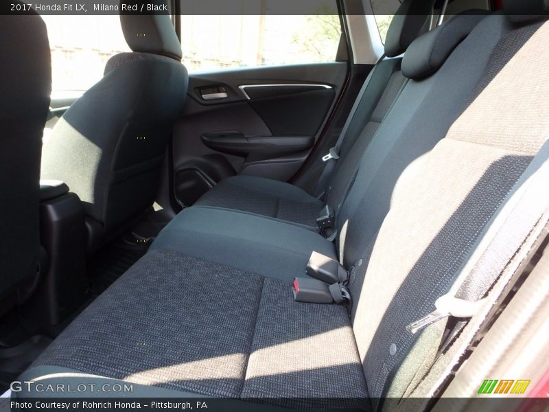 Milano Red / Black 2017 Honda Fit LX