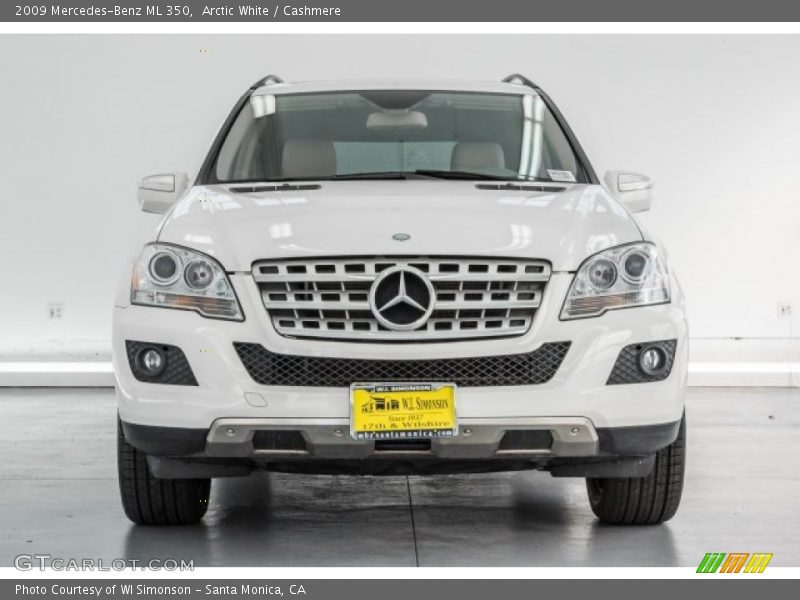 Arctic White / Cashmere 2009 Mercedes-Benz ML 350