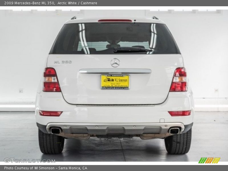 Arctic White / Cashmere 2009 Mercedes-Benz ML 350