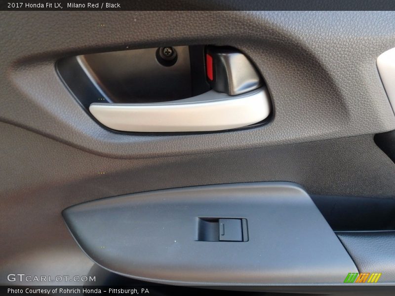 Milano Red / Black 2017 Honda Fit LX