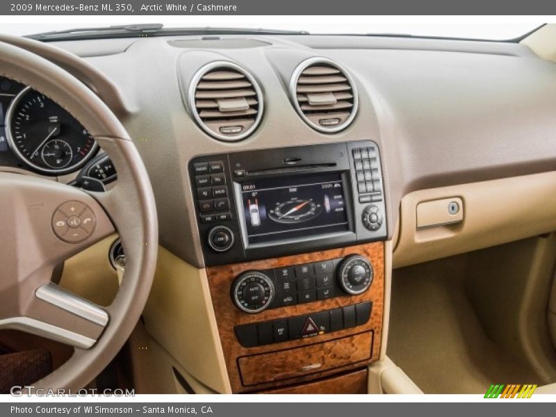 Arctic White / Cashmere 2009 Mercedes-Benz ML 350