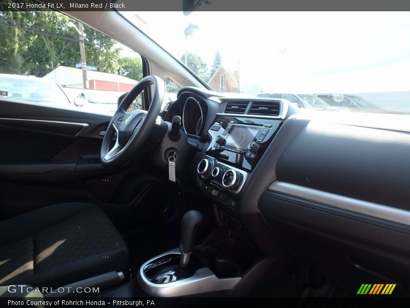 Milano Red / Black 2017 Honda Fit LX