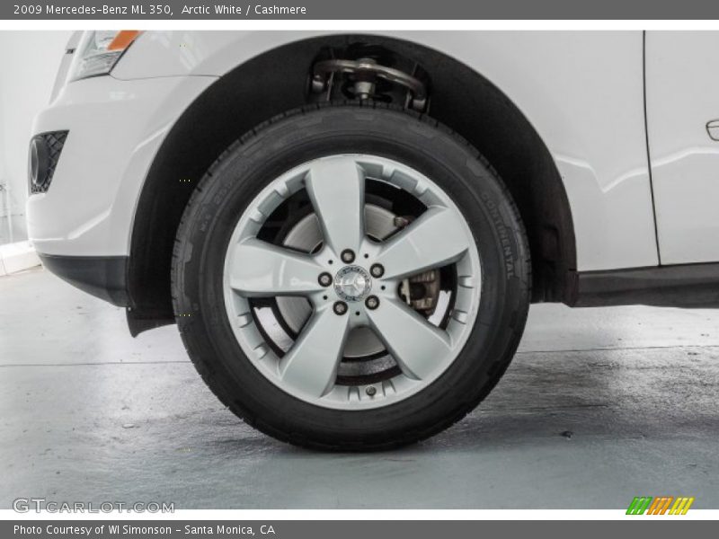 Arctic White / Cashmere 2009 Mercedes-Benz ML 350