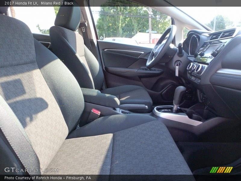 Milano Red / Black 2017 Honda Fit LX