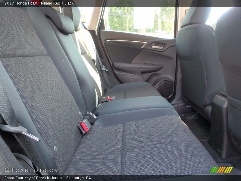 Milano Red / Black 2017 Honda Fit LX