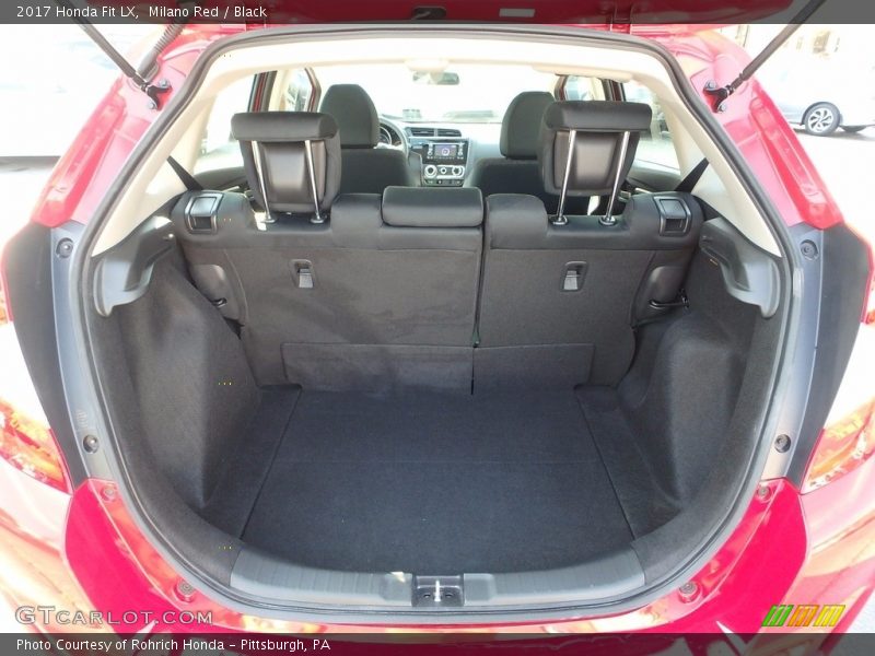 Milano Red / Black 2017 Honda Fit LX