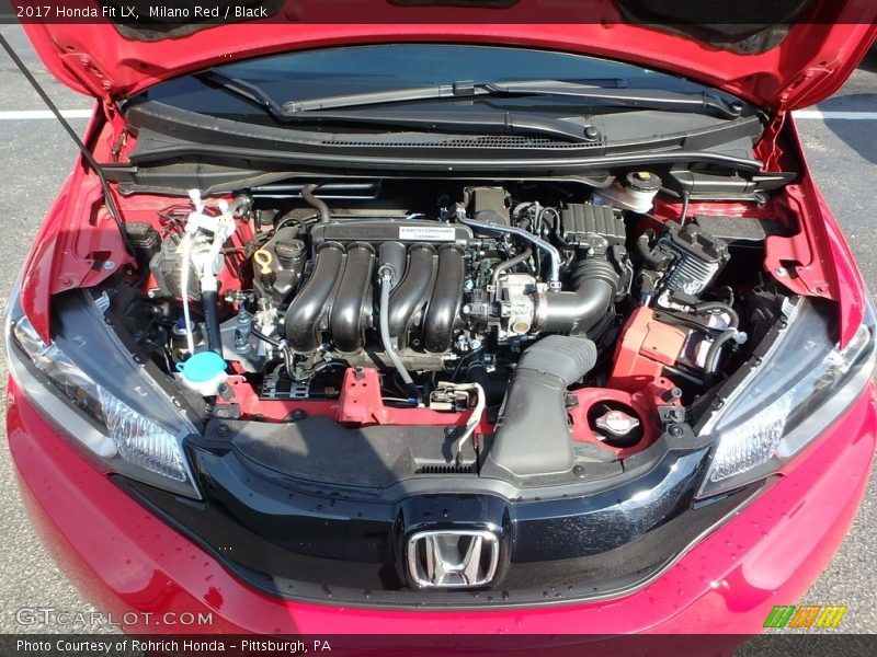 Milano Red / Black 2017 Honda Fit LX
