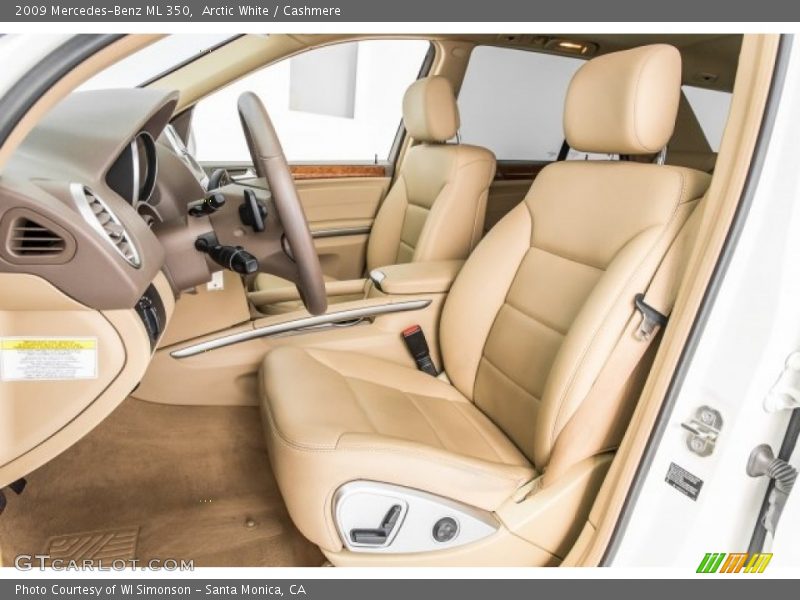 Arctic White / Cashmere 2009 Mercedes-Benz ML 350