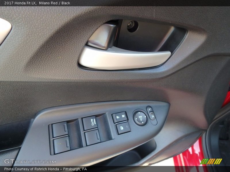 Milano Red / Black 2017 Honda Fit LX