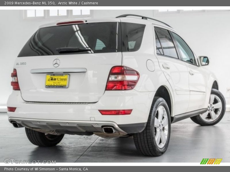 Arctic White / Cashmere 2009 Mercedes-Benz ML 350