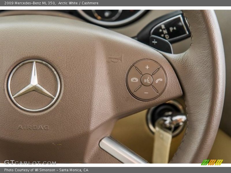 Arctic White / Cashmere 2009 Mercedes-Benz ML 350