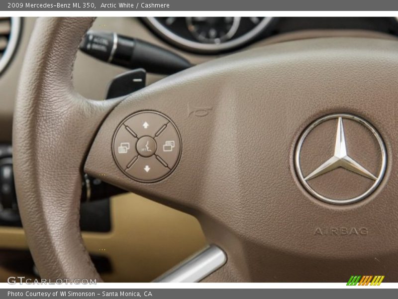 Arctic White / Cashmere 2009 Mercedes-Benz ML 350