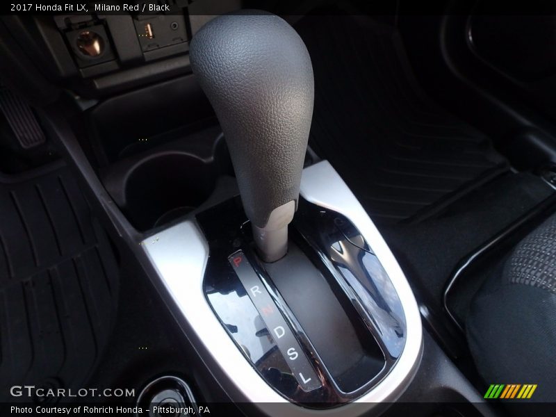 Milano Red / Black 2017 Honda Fit LX