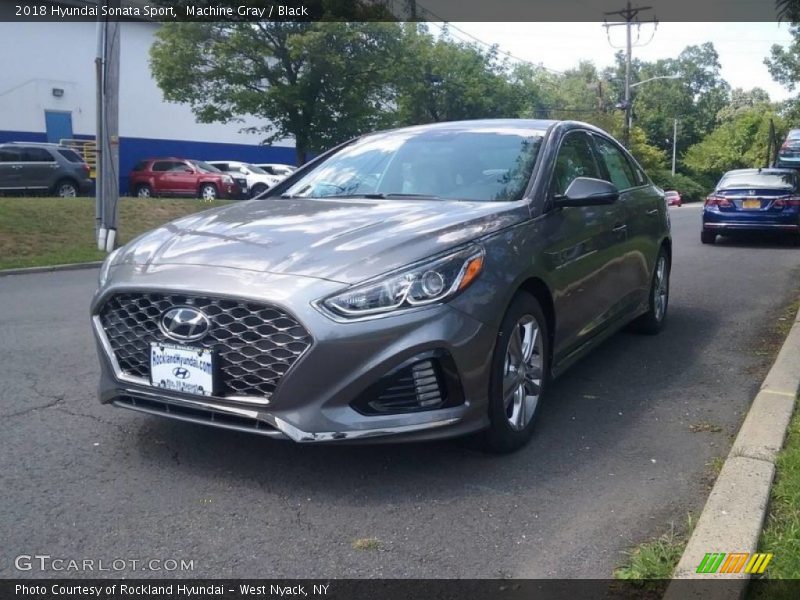 Machine Gray / Black 2018 Hyundai Sonata Sport