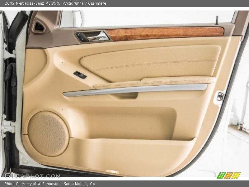 Arctic White / Cashmere 2009 Mercedes-Benz ML 350