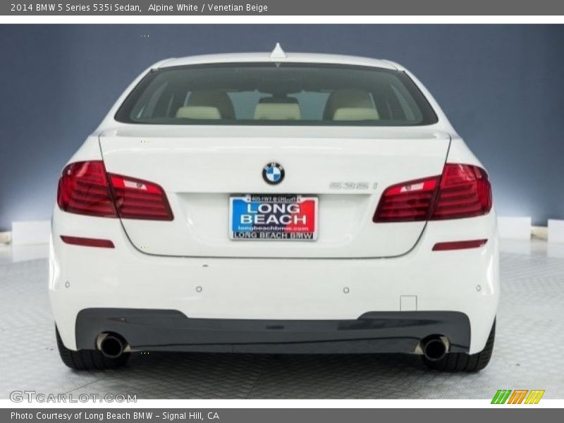 Alpine White / Venetian Beige 2014 BMW 5 Series 535i Sedan