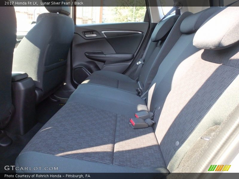 Lunar Silver Pearl / Black 2017 Honda Fit LX