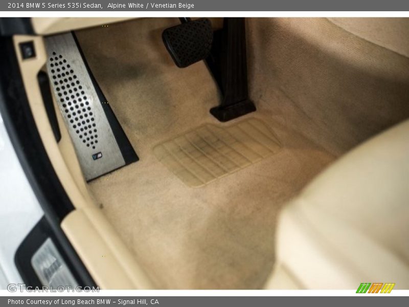 Alpine White / Venetian Beige 2014 BMW 5 Series 535i Sedan