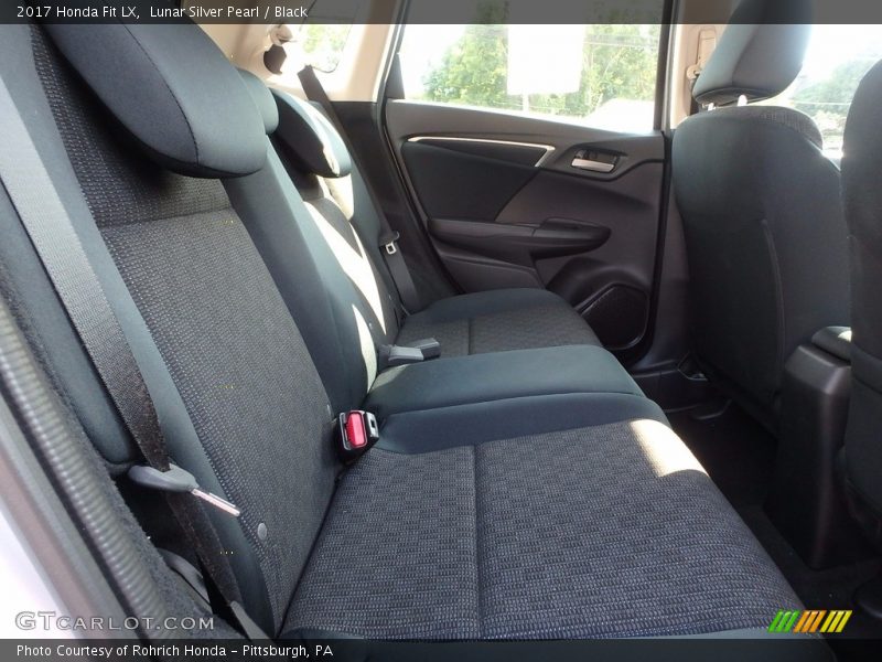 Lunar Silver Pearl / Black 2017 Honda Fit LX