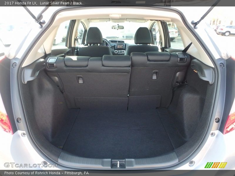 Lunar Silver Pearl / Black 2017 Honda Fit LX