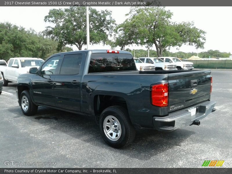 Graphite Metallic / Dark Ash/Jet Black 2017 Chevrolet Silverado 1500 LS Crew Cab