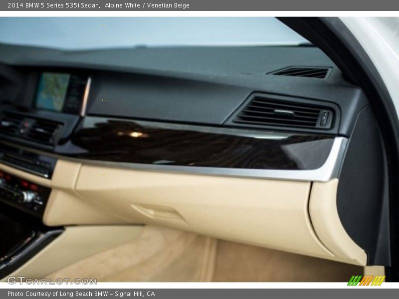 Alpine White / Venetian Beige 2014 BMW 5 Series 535i Sedan
