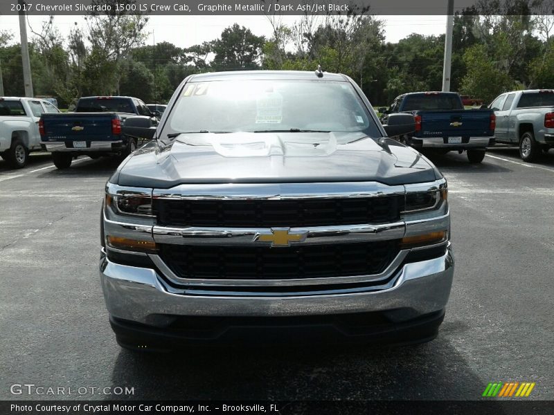 Graphite Metallic / Dark Ash/Jet Black 2017 Chevrolet Silverado 1500 LS Crew Cab