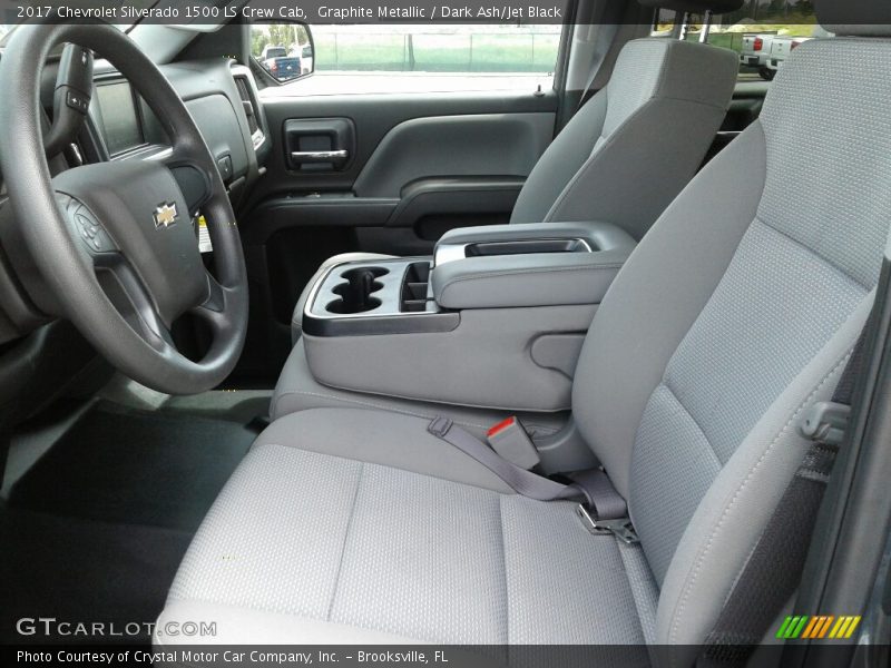Graphite Metallic / Dark Ash/Jet Black 2017 Chevrolet Silverado 1500 LS Crew Cab