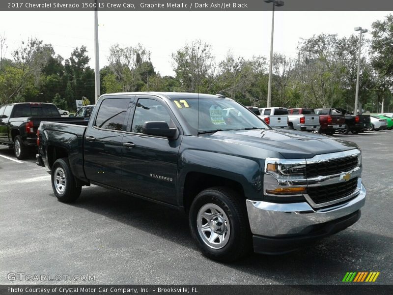 Graphite Metallic / Dark Ash/Jet Black 2017 Chevrolet Silverado 1500 LS Crew Cab