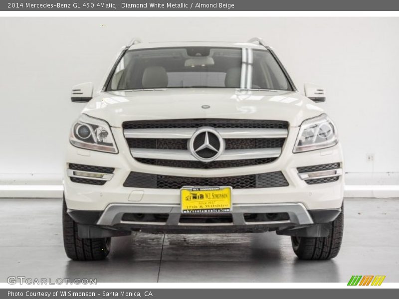 Diamond White Metallic / Almond Beige 2014 Mercedes-Benz GL 450 4Matic