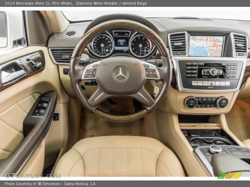 Diamond White Metallic / Almond Beige 2014 Mercedes-Benz GL 450 4Matic