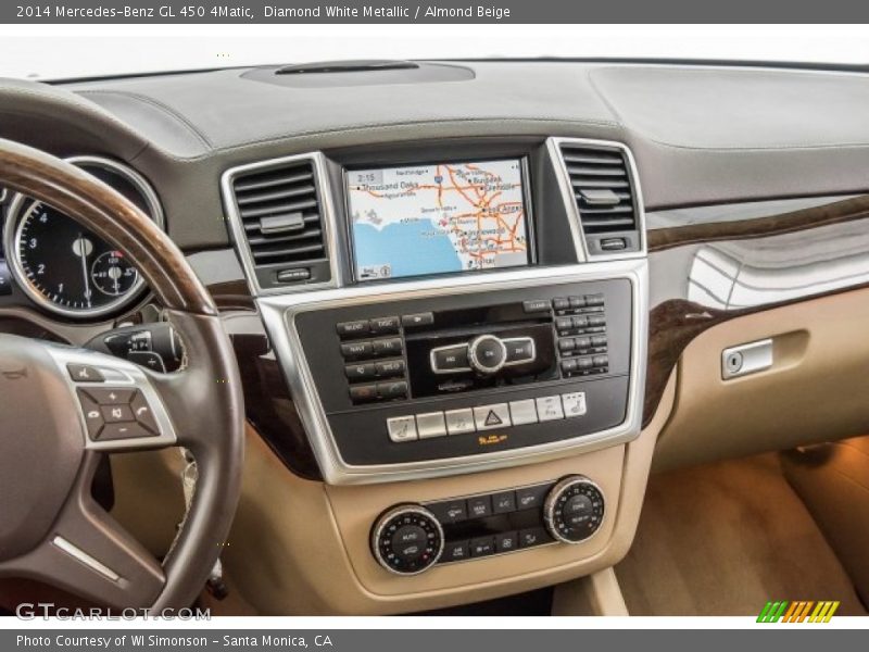Diamond White Metallic / Almond Beige 2014 Mercedes-Benz GL 450 4Matic