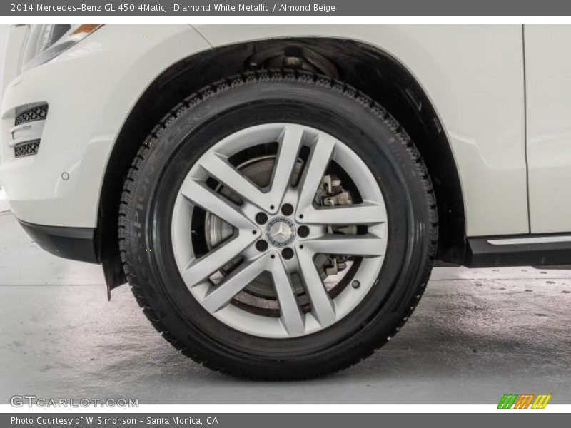 Diamond White Metallic / Almond Beige 2014 Mercedes-Benz GL 450 4Matic
