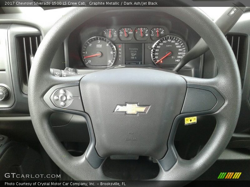 Graphite Metallic / Dark Ash/Jet Black 2017 Chevrolet Silverado 1500 LS Crew Cab