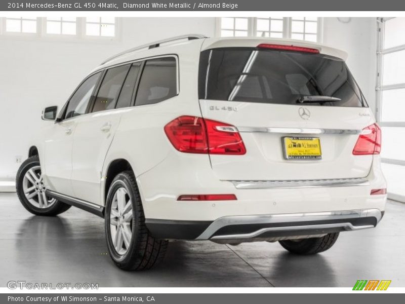 Diamond White Metallic / Almond Beige 2014 Mercedes-Benz GL 450 4Matic
