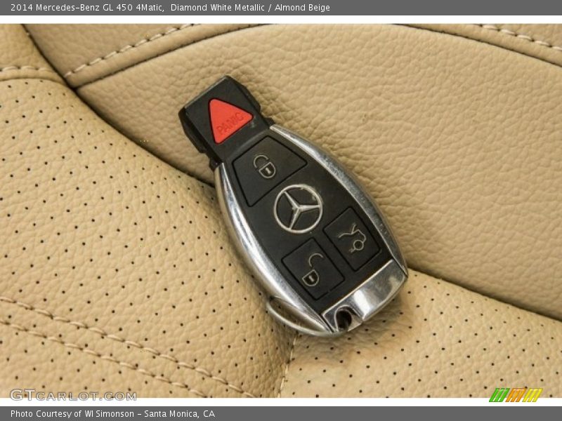 Diamond White Metallic / Almond Beige 2014 Mercedes-Benz GL 450 4Matic